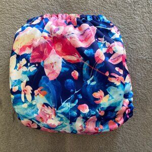 Blue & Pink Floral OS Pocket Cloth Diaper by Mama Koala Cloth Diapers